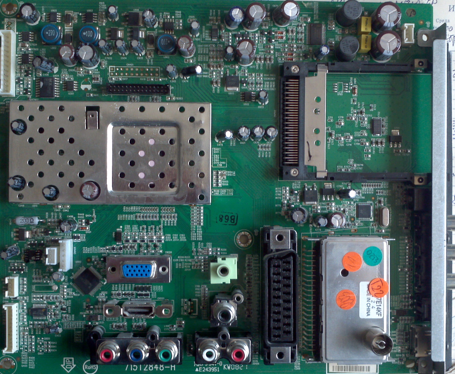 Philips 22PFL3403D/10, Main Board 715T2848-H