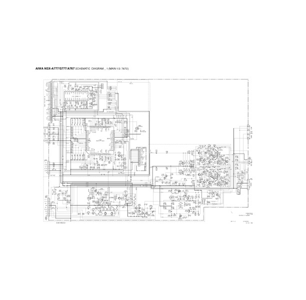 Принципиальная схема aiwa cx nr11ez